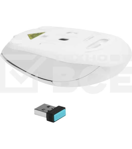 Мышь беспроводная A4Tech Fstyler FG16CS Air белый, 2000 dpi, радиоканал, USB, кнопки - 3