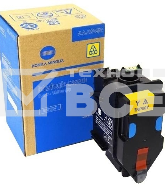 Картридж лазерный Konica-Minolta bizhub C3320i желтый TNP-80Y