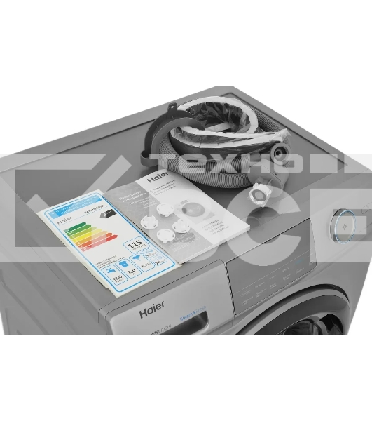Стиральная машина Haier HW80-BP14969BS серебристый загрузка фронтальная 8 кг, 1400 об/мин., класс: А+++