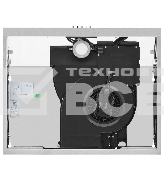 Вытяжка кухонная плоская Krona BRIANA 600 INOX PB нержавеющая сталь