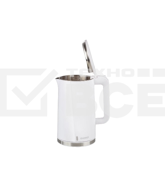 Чайник электрический Energy E-208 1.7л белый, двойной корпус