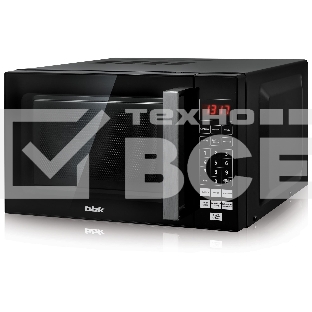 Микроволновая печь BBK 20MWS-779S/B чёрный, 20 л, 700 Вт, переключатели - сенсор