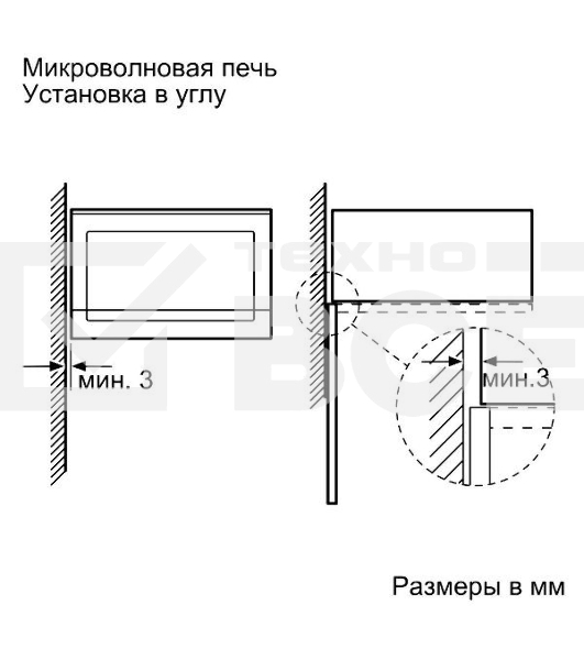 Микроволновая печь Bosch BEL554M5S0M (BEL554MS0), встраиваемая