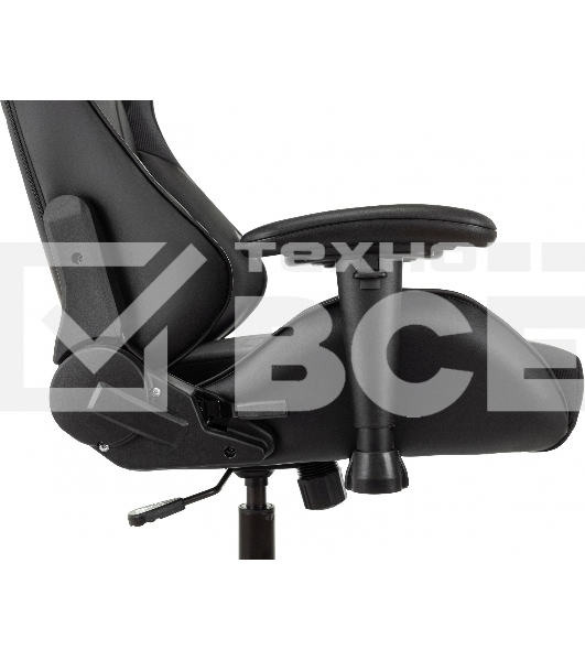 Кресло игровое Бюрократ VIKING 4 AERO BLACK EDITION черный искусст.кожа/ткань