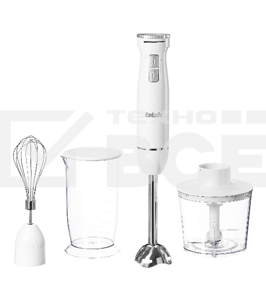 Погружной блендер BBK KBH1401 белый