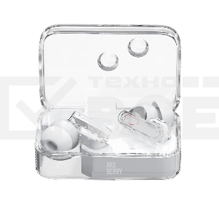 Наушники беспроводные AKSBERRY (6972969386836) B21 Crystal TWS, белый