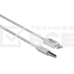 Кабель аудио MORE CHOICE (4610196409820) UK28i AUX 3.5мм Lightning 8-pin 1м, белый, фото3