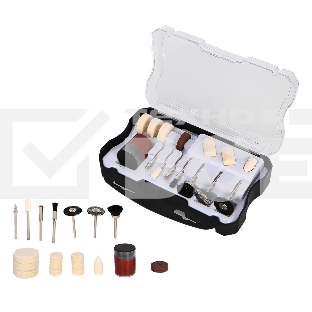 Набор оснастки для гравера (20 шт) Deli DH-ZMT02-EH1 хвостовик 3,2мм, пласт. кейс