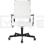 Кресло руководителя Бюрократ CH BALANCE белый экокожа крестов. металл черный, фото 1