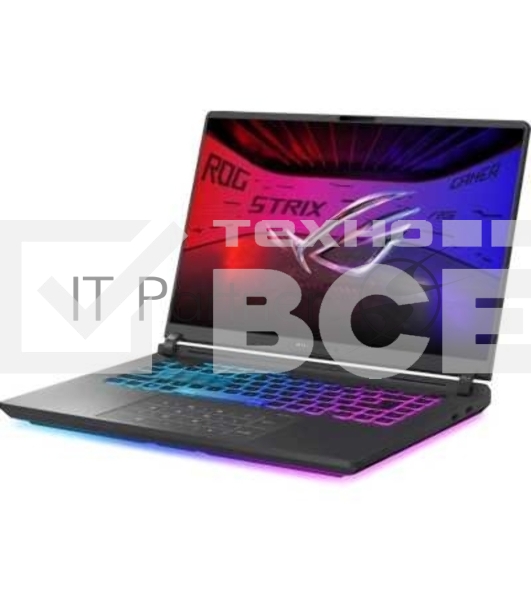 Ноутбук ASUS ROG Strix G16 G615LR-S5162 Intel Core Ultra 7 255HX 2300MHz/16'/2560х1600/16GB/1024GB SSD/NVIDIA GeForce RTX 5070 Ti 12GB/Wi-Fi/Bluetooth/Windows 11 Pro (90NR0LR1-M00670_Win11P) Grey