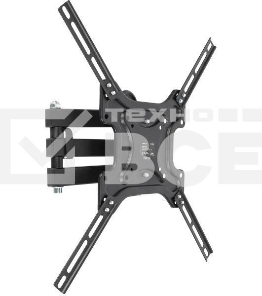 Кронштейн для телевизора Hama R1 118156 черный, 32'-65' макс. 25 кг, настенный, поворотно-выдвижной и наклонный