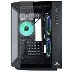 Корпус mATX Eurocase M2771 black, без БП, закаленное стекло 2 стороны, фото2