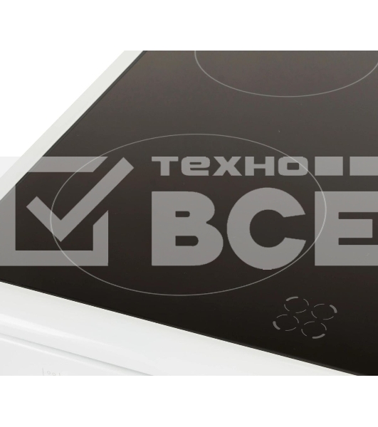 Плита электрическая Hansa FCCW54000 белый, конфорок 4 шт, духовка 68 л, 50 см x 85 см x 60 см