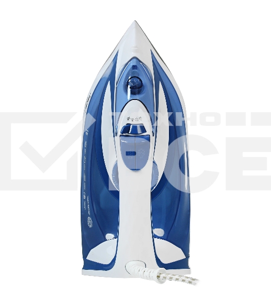 Утюг Atlanta ATH-5545 синий/белый, 2200 Вт, 32 г/мин, 85 г/мин, 300 мл