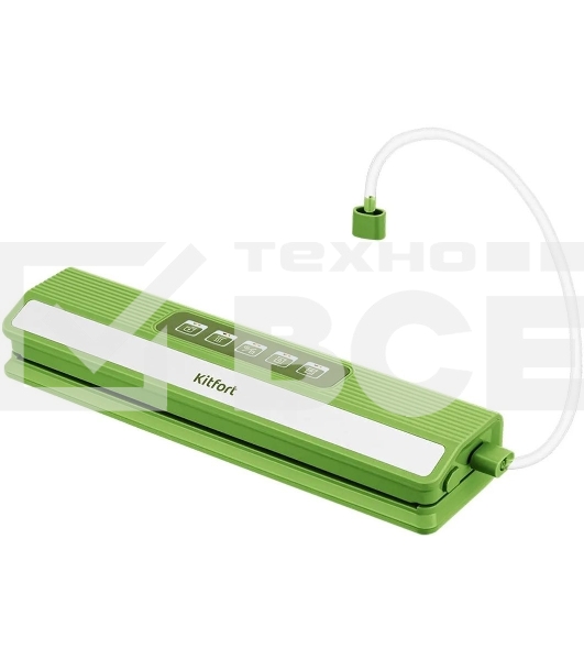 Вакуумный упаковщик Kitfort КТ-1558 ручной 70Вт 0.6Бар шир.пак.:30см зеленый