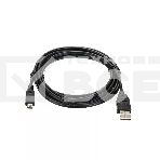 Кабель USB 2.0 A-->mini-B 5P (3,0м) чёрный, Telecom <TC6911BK-3.0M>, фото2