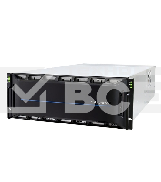 Сетевой накопитель Infortrend CS 2060D-J 4U/60bay, scale-out NAS, dual nodes subsystem including 2x4 Core CPU, 128GB (8x16GB), 8x10GbE(SFP+), 4x12Gb/s SAS EXP. Ports, 2x(PSU+FAN), 2x(SuperCap.+flash), 60 x 3.5