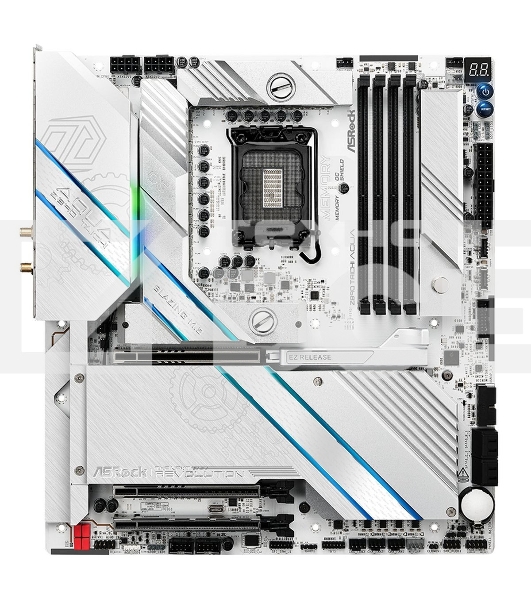 Материнская плата ASRock Z890 Taichi AQUA, LGA 1851, Intel Z890, 4xDDR5, 4xSATA, 6xM.2, 2xPCIe 5.0 x16, 1xPCIe 4.0 x16, 1xUSB-C 20Gbps, 4xUSB-A 3.2 Gen 1/2, 2xThunderbolt 4, 1x10Gb LAN, 5.1, E-ATX