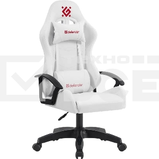 Кресло игровое Defender Lion белый, класс 2, PU