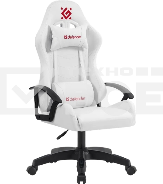 Кресло игровое Defender Lion белый, класс 2, PU