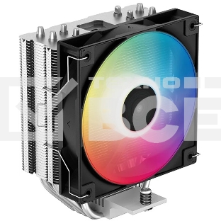 Вентилятор в корпус Deepcool AG400 ARGB GP-G-AG400-ARGB черный 120мм алюминий+медь 2000rpm 31.6db 4-pin 220W 120мм