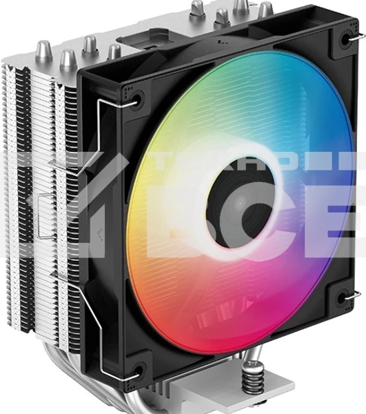 Вентилятор в корпус Deepcool AG400 ARGB GP-G-AG400-ARGB черный 120мм алюминий+медь 2000rpm 31.6db 4-pin 220W 120мм