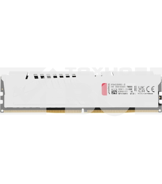 Оперативная память Kingston Fury Beast EXPO, DDR5, 32Gb (2x16 GB), 6400 MHz, CL32, радиатор, белый