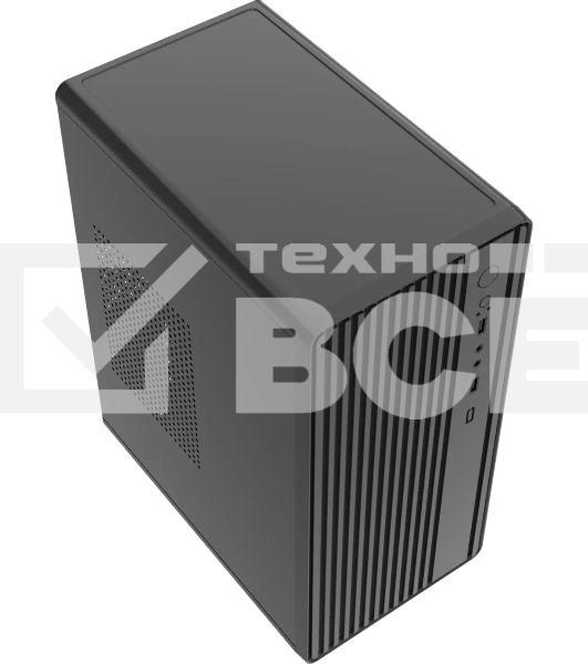 Компьютерный корпус Accord ACC-M258-01B черный без БП mATX 4x120мм 2xUSB2.0 audio
