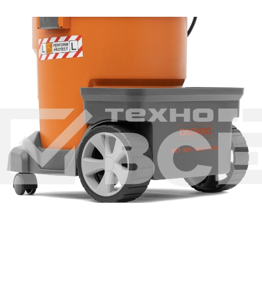 Строительный пылесос Daewoo DAVC 2014S 1400Вт (уборка: сухая/сбор воды/выдув) оранжевый