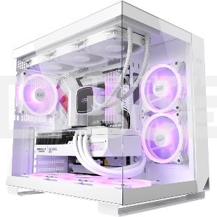 Компьютерный корпус без блока питания Case PCCooler C3T500 ARGB WH, Midi-Tower, TG, 6x120мм ARGB, 1xUSB-C 3.1 + 2xUSB-A 3.0, ATX, mATX, mITX белый
