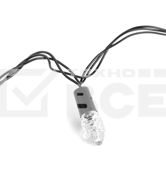 Гирлянда светод. Funray Шишки, SE-CONE-540M, 5M, 40 LED, мульти (3цв.), темно-зел. шнур 0,7м,