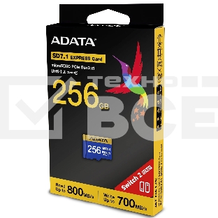 Флеш карта SD 256Gb ADATA Premier Extreme SDXC Class 10 UHS-I U3 V30S 800/700 MB/s (UD256GEX3L1-C)