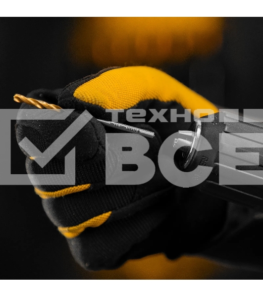 Сверло спиральное по металлу Denzel 3,5 x 70мм, Р6М5, Golden Tip, многогранная заточка, 2 шт.