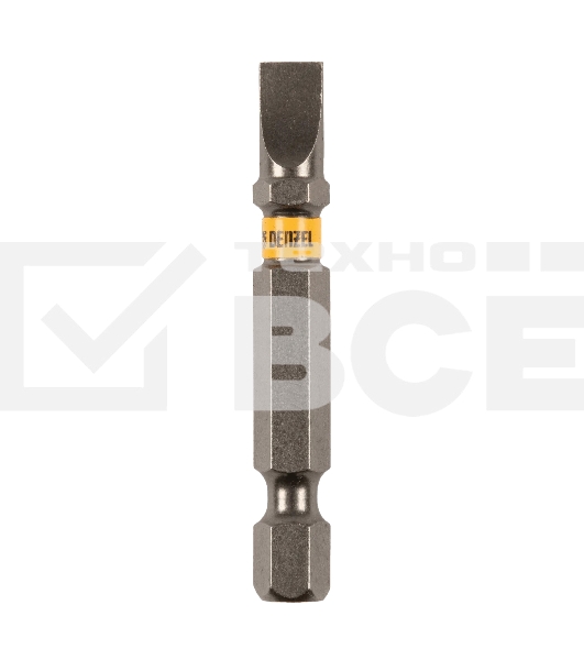 Набор бит Denzel SL6,0х50, сталь S2, шестигранный профиль, 10 шт.