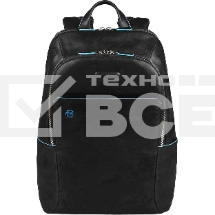 Рюкзак для ноутбука Piquadro Blue Square CA3214B2/N черный натур.кожа