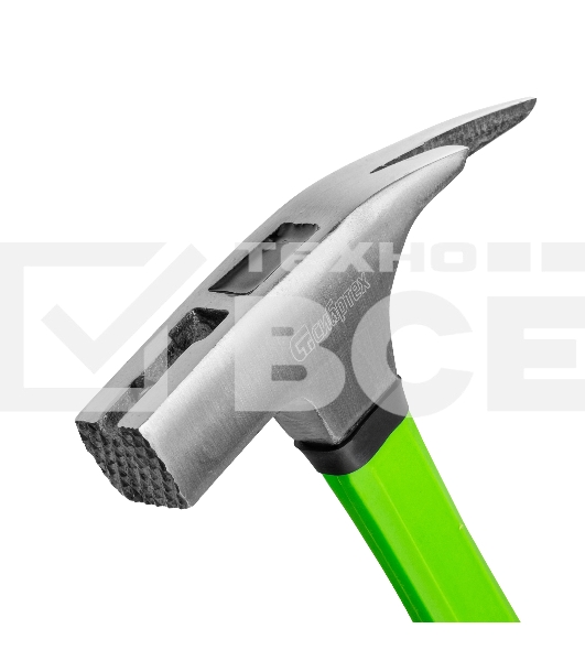 Молоток кровельщика Сибртех 600 г, фибергласовая обрезиненная рукоятка