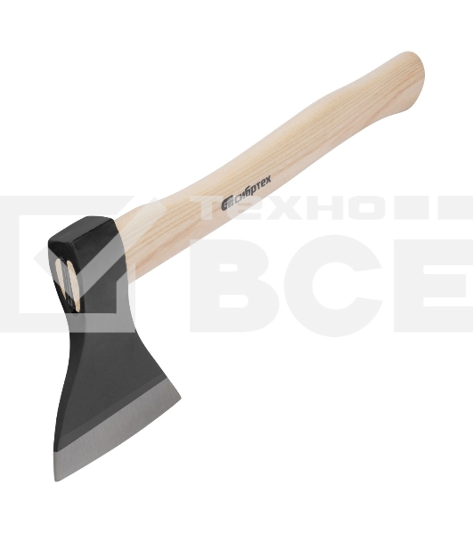 Топор Сибртех ТП11-10, 1000 г, в сборе, кованый, деревянное топорище