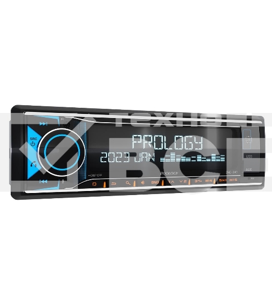 Автомагнитола Prology CMD-340, 1 DIN, Bluetooth, USB Type-A, AUX, пульт ДУ