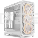 Корпус Fractal Design Meshify 3 XL White RGB TG Clear Tint, Midi-Tower, белый, 3 x 140 мм, фото 1