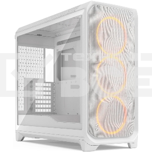 Корпус Fractal Design Meshify 3 XL White RGB TG Clear Tint, Midi-Tower, белый, 3 x 140 мм