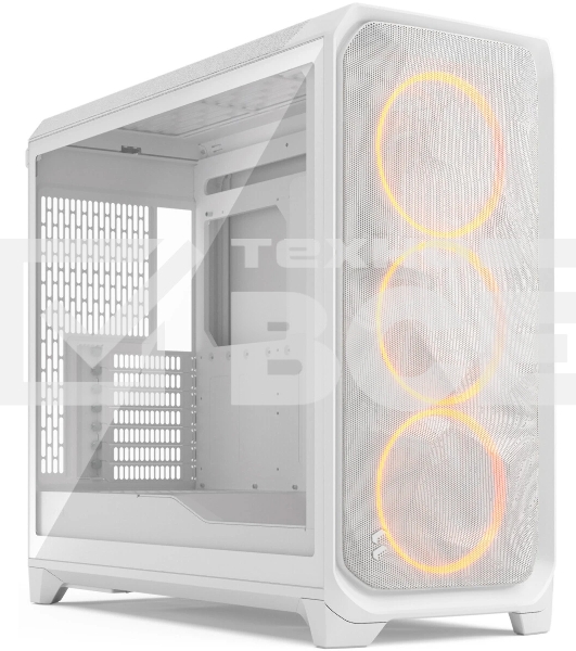 Корпус Fractal Design Meshify 3 XL White RGB TG Clear Tint, Midi-Tower, белый, 3 x 140 мм