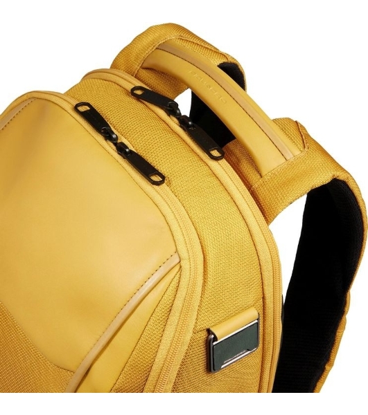 Рюкзак мужской Piquadro Lyss CA6928S143BM/G желтый полиэстер/натур.кожа