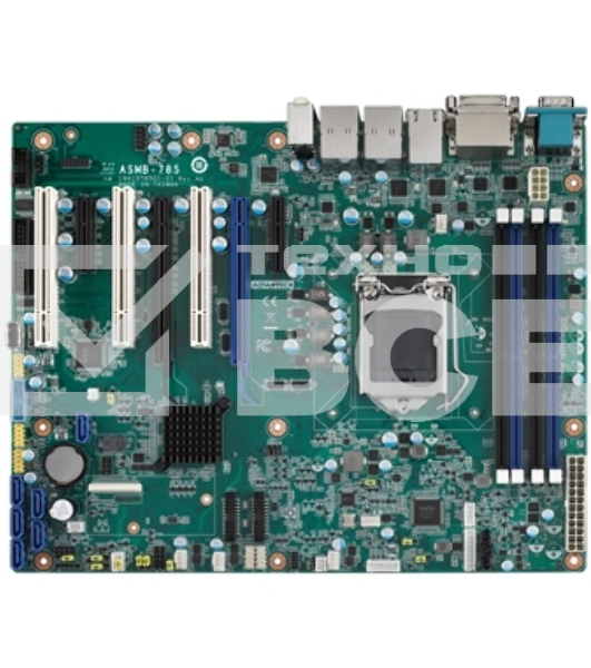 Материнская плата ADVANTECH ASMB-785G4-00A1E, LGA 1151, Intel C236, 4xDDR4, 6xSATA III, 1xPCIe 16x, 1xPCIe 16x, 2xPCIe x4, 3xPCI, 2xDVI, 1xVGA, 4x 1Gb LAN, 4xUSB-A 2.0, 3xUSB-A 3.2 Gen 1, 3x3.5 мм, 7.1, ATX