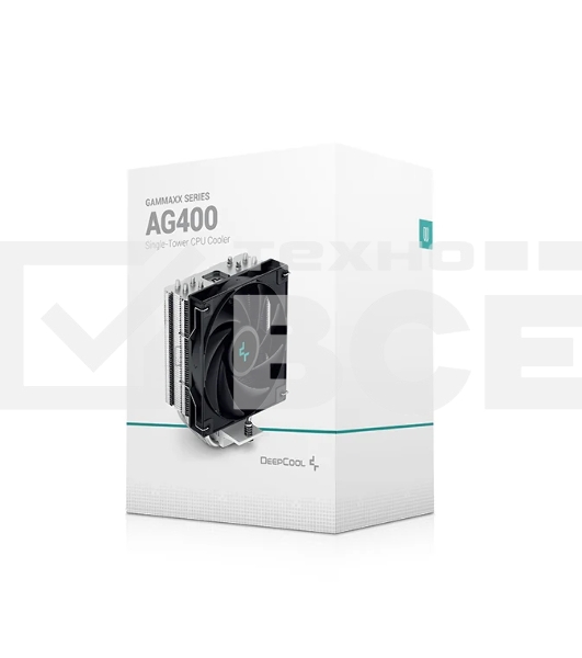 Вентилятор Cooler DEEPCOOL GAMMAXX AG400 серебристый 120мм алюминий 2000rpm 32db 4-pin 220Вт