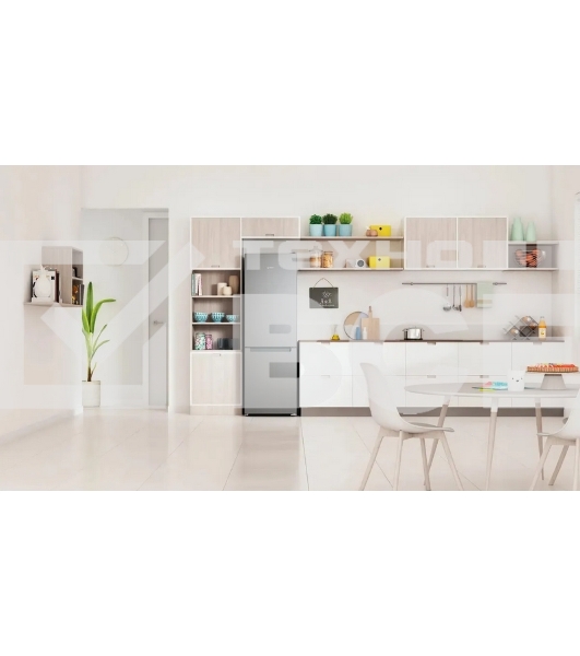 Холодильник Indesit ITS 4180 G серебристый двухкамерный 220/78л морозилка снизу, No Frost