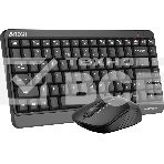 Комплект клавиатура+мышь A4Tech FStyler FG1110 беспроводной, USB, 2000 DPI, чёрный/серый, фото2