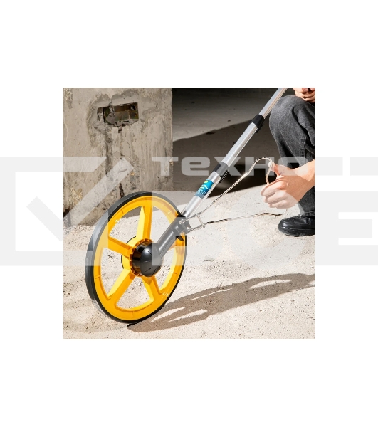 Измерительное колесо с цифровым дисплеем (курвиметр) Deli DL4179 300мм Диаметр 300мм, точность:±0,5%, значение деления:0,1 мм