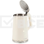 Чайник электрический Hyundai HYK-S3605 1.7л. 2200Вт кремовый корпус: металл, фото2