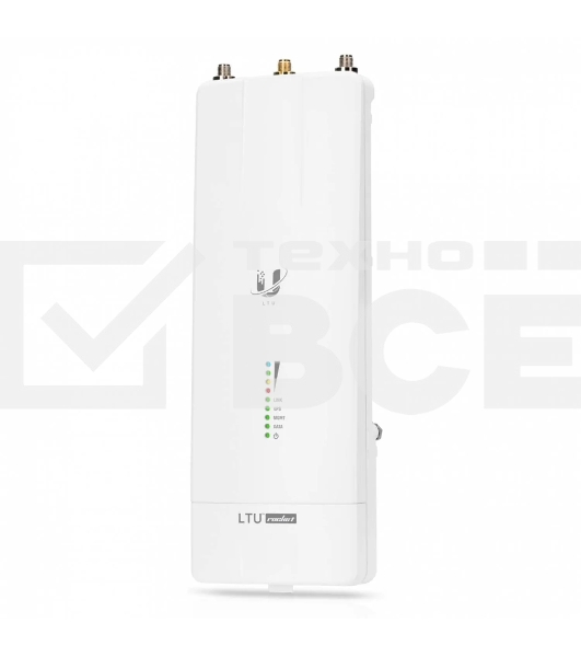 Базовая станция для радиосети Ubiquiti LTU-Rocket-EU, 5 ГГц, PtMP, MIMO 2х2, 29 дБм, 2x RP-SMA, GPS Sync