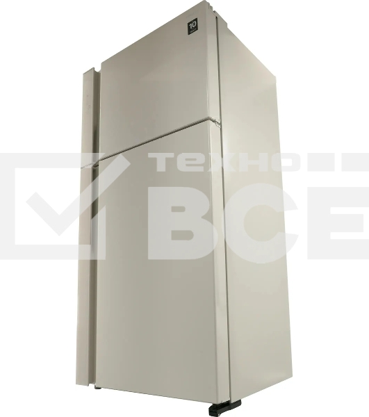 Холодильник Hitachi R-V660PUC7-1 BEG бежевый двухкамерный 405/145л морозилка сверху, No Frost